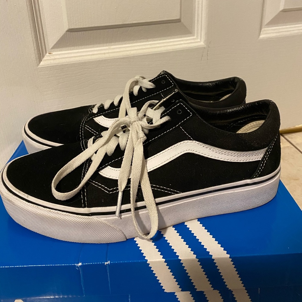 Platform Old School Vans Black